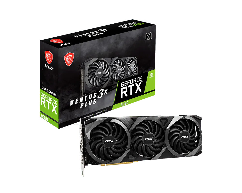 MSI GeForce RTX 3080 VENTUS 3X PLUS 12G LHR